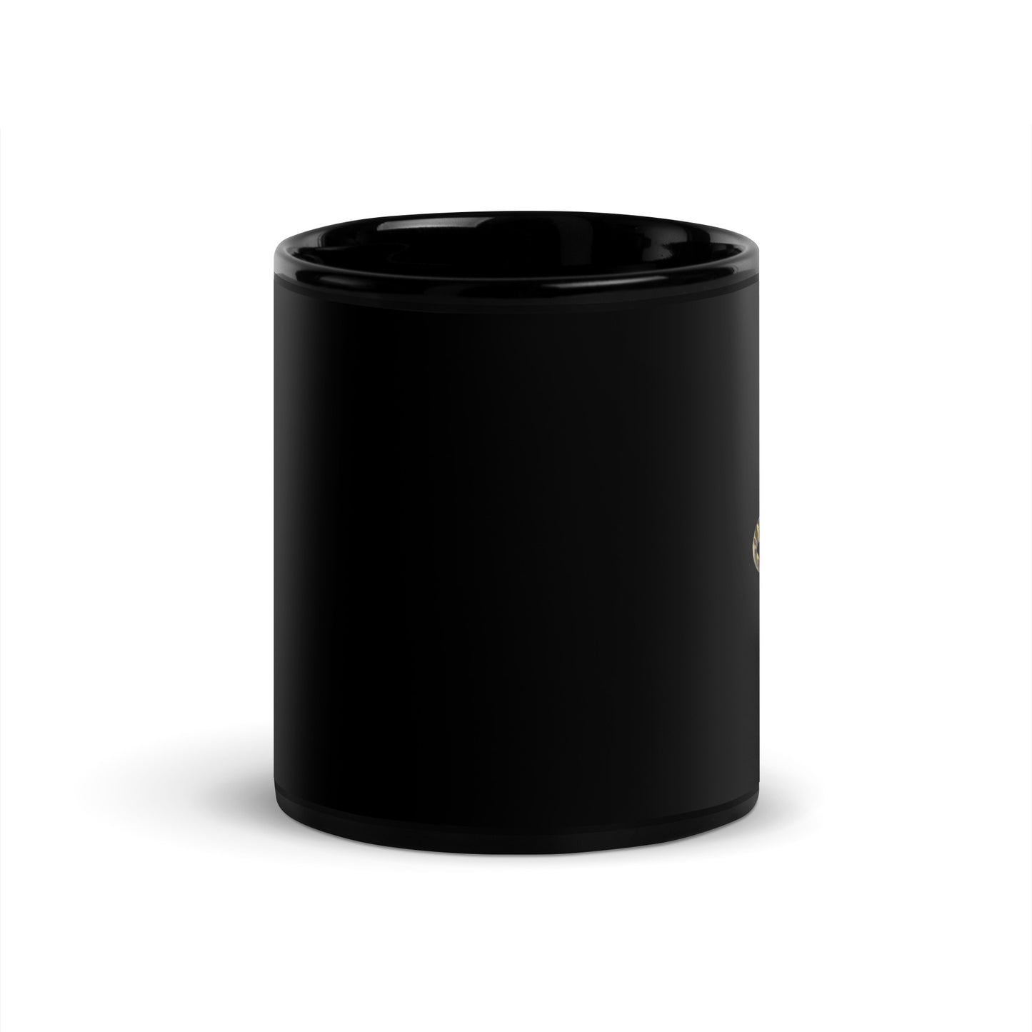 Rong Black Glossy Mug