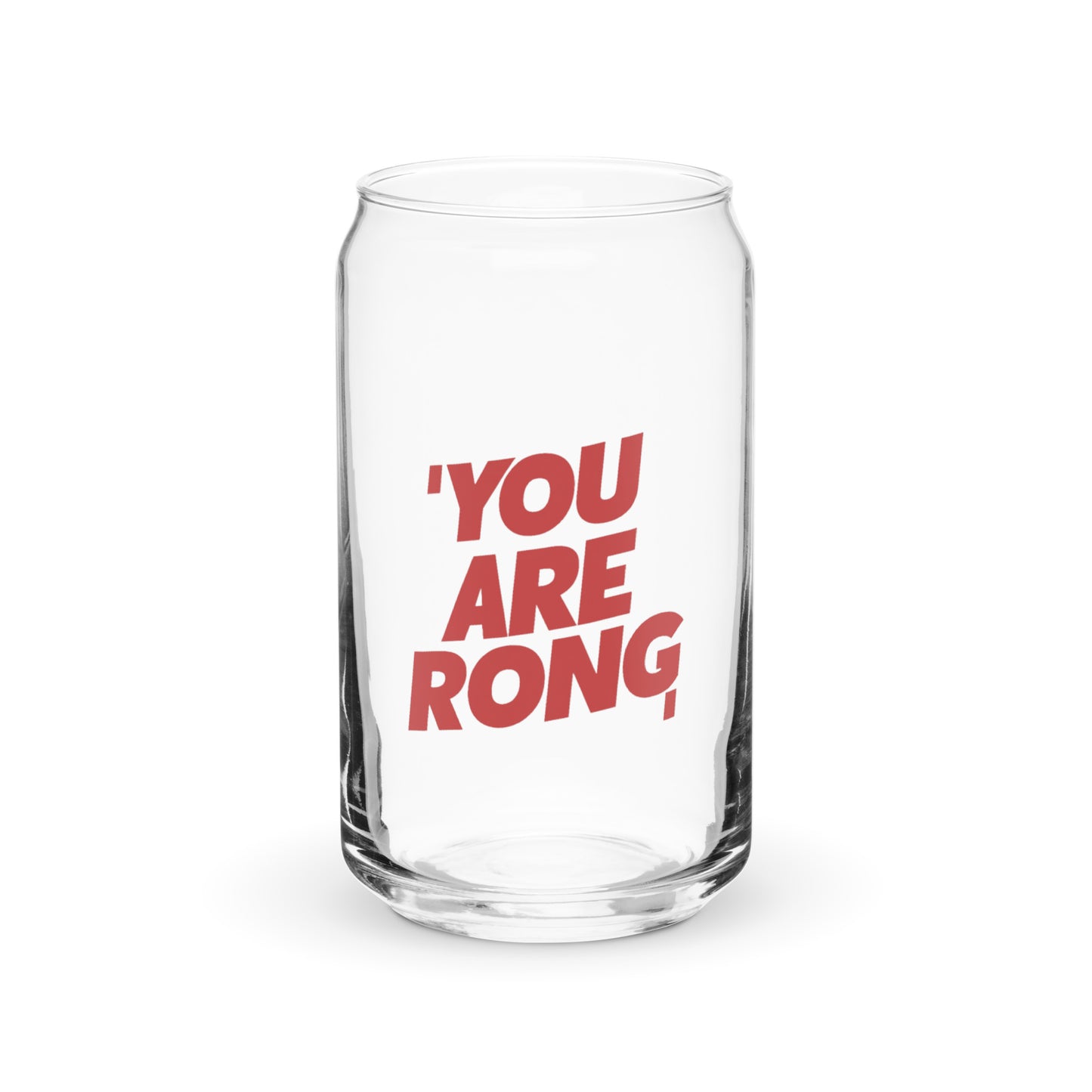 Rong Can-shaped glass