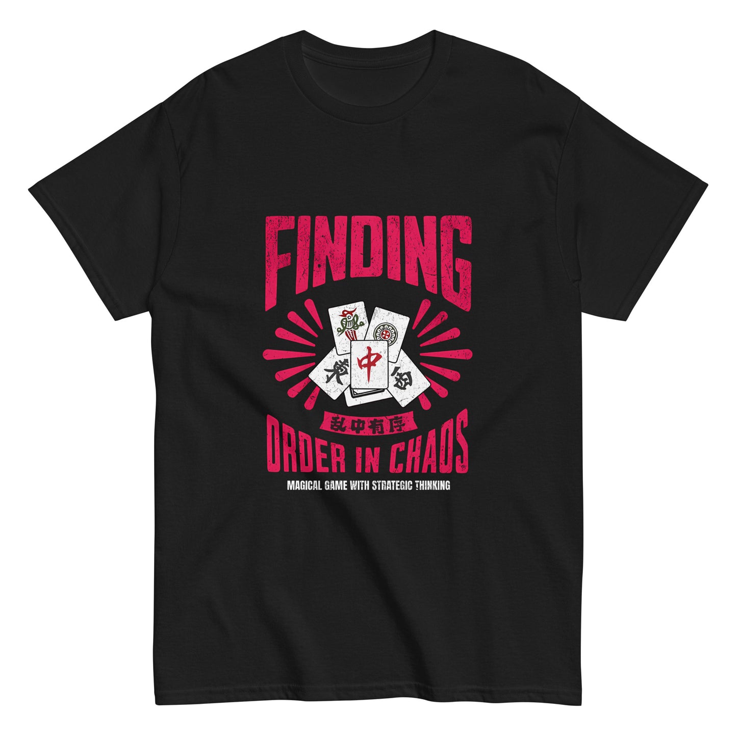 Finding order in chaos Men's T-shirts