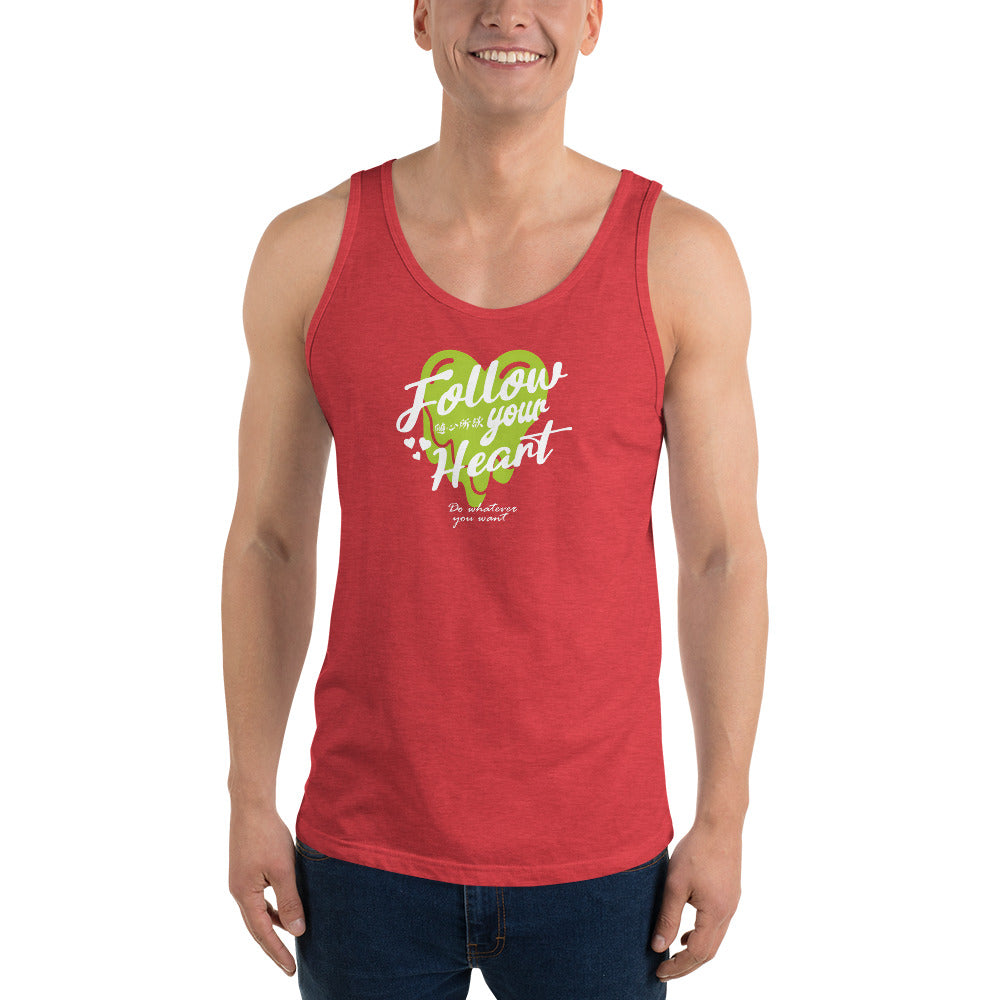 Follow your heart Men's Tank Top