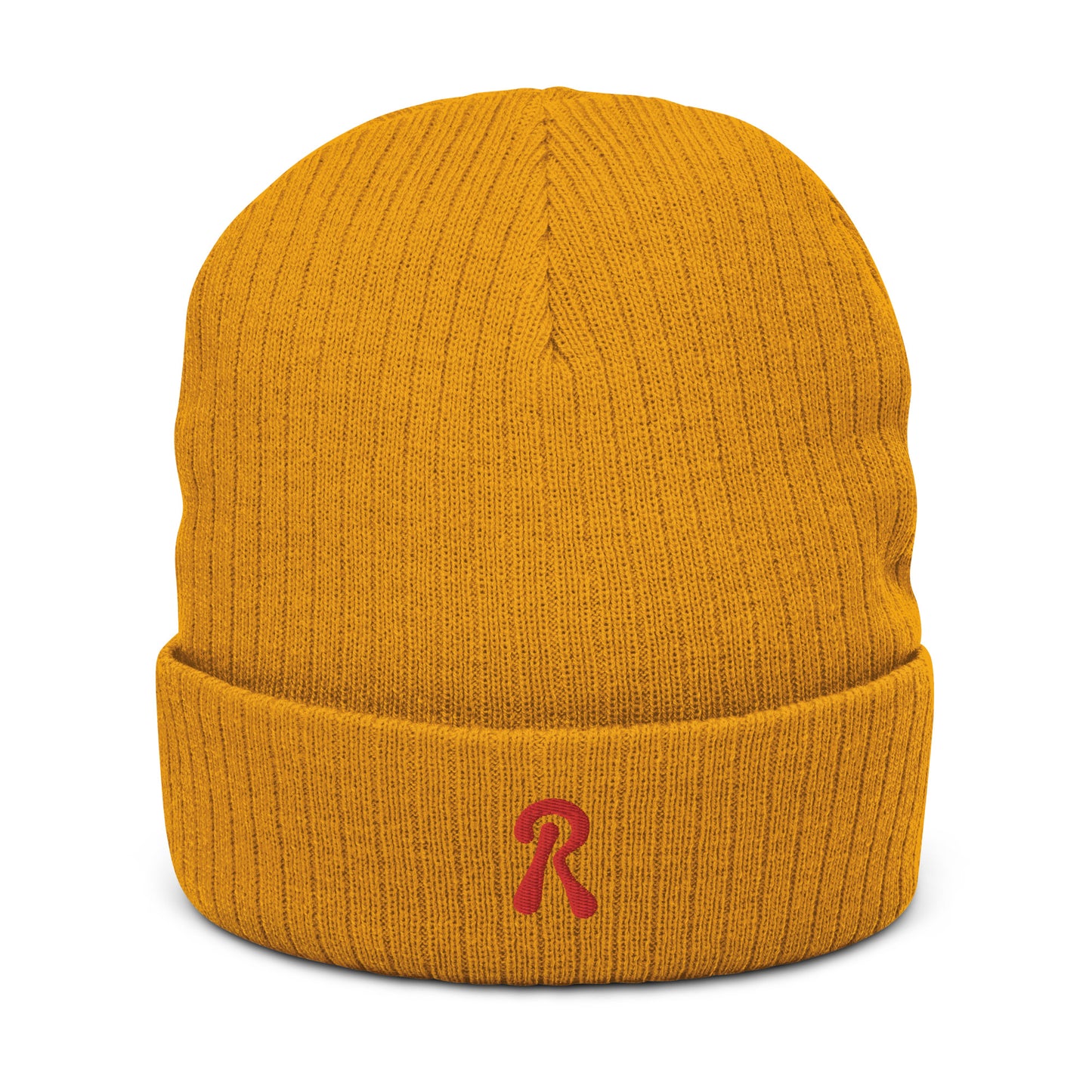 Ribbed knit beanie