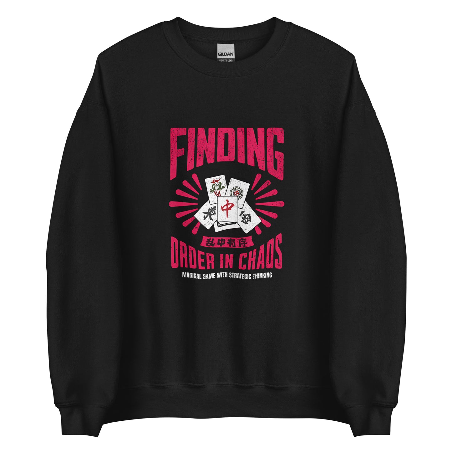 Finding order in chaos Men's crewnecks