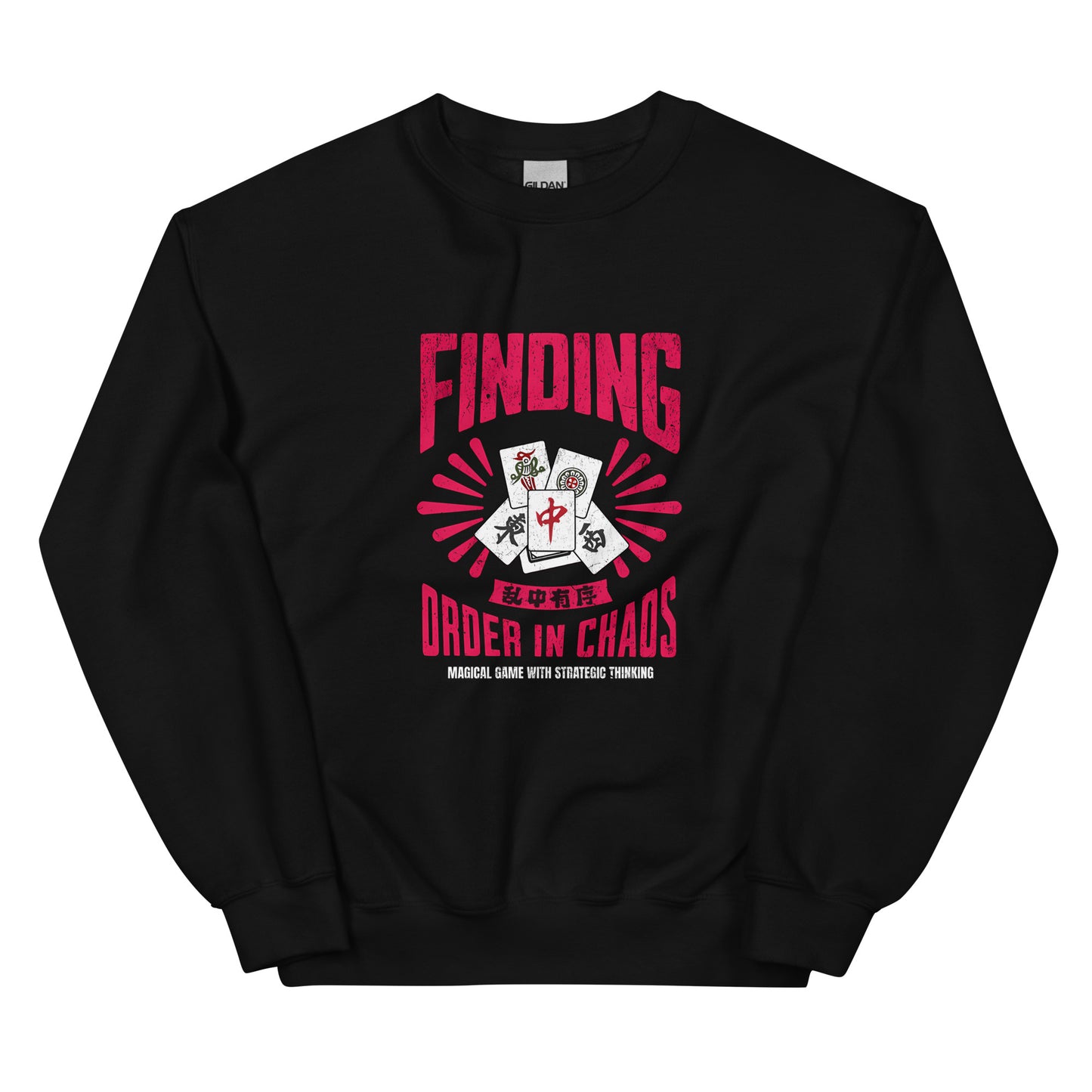 Finding order in chaos Men's crewnecks