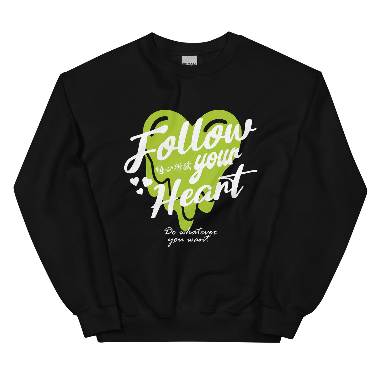 Follow your heart Men's crewnecks