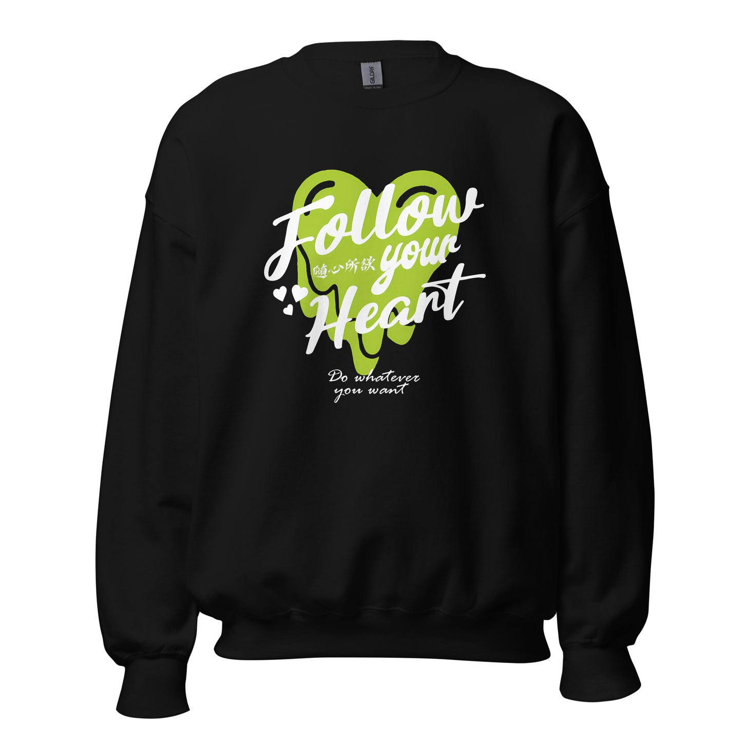 Follow your heart Women's crewnecks