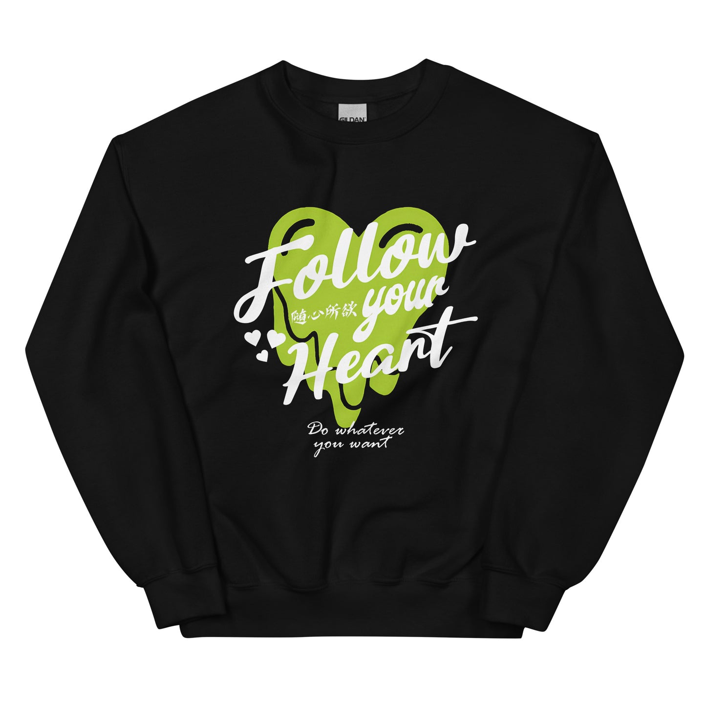 Follow your heart Women's crewnecks