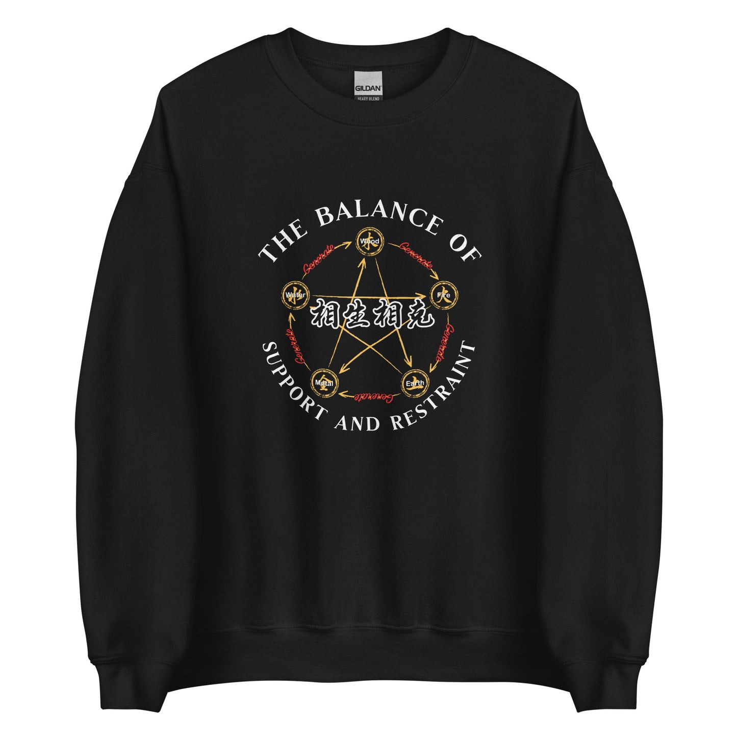 The balance of support and restraint Men's Unisex Sweatshirt