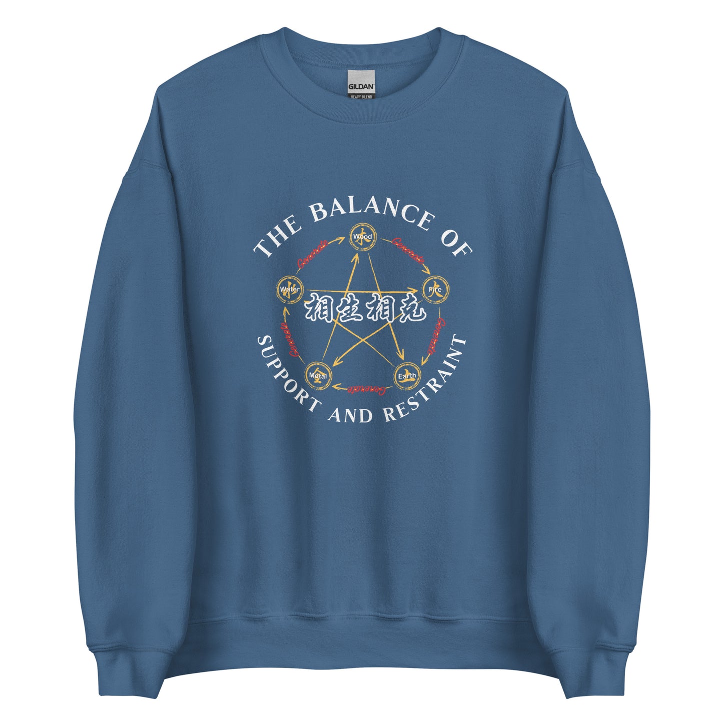 The balance of support and restraint Men's Unisex Sweatshirt