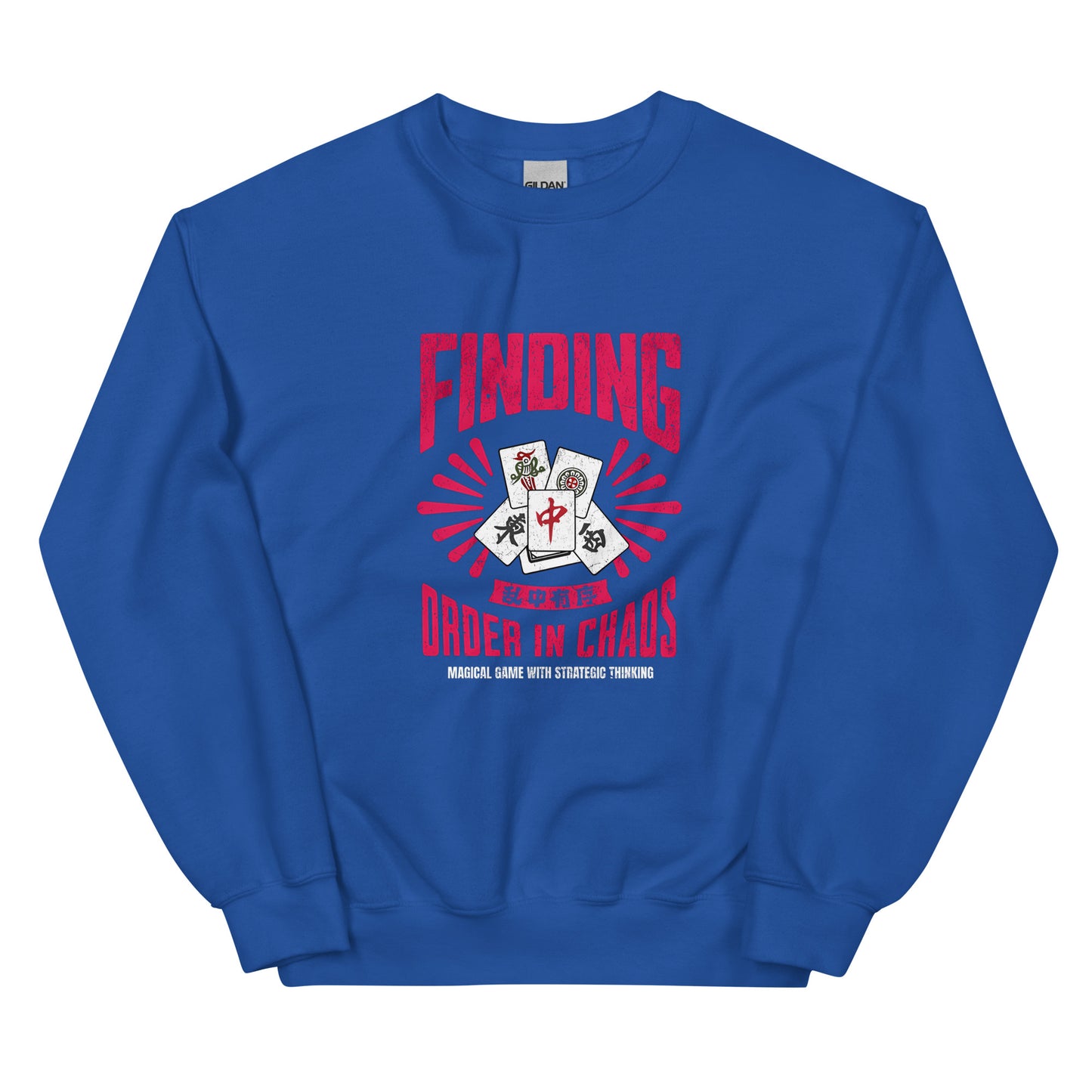 Finding order in chaos Men's crewnecks