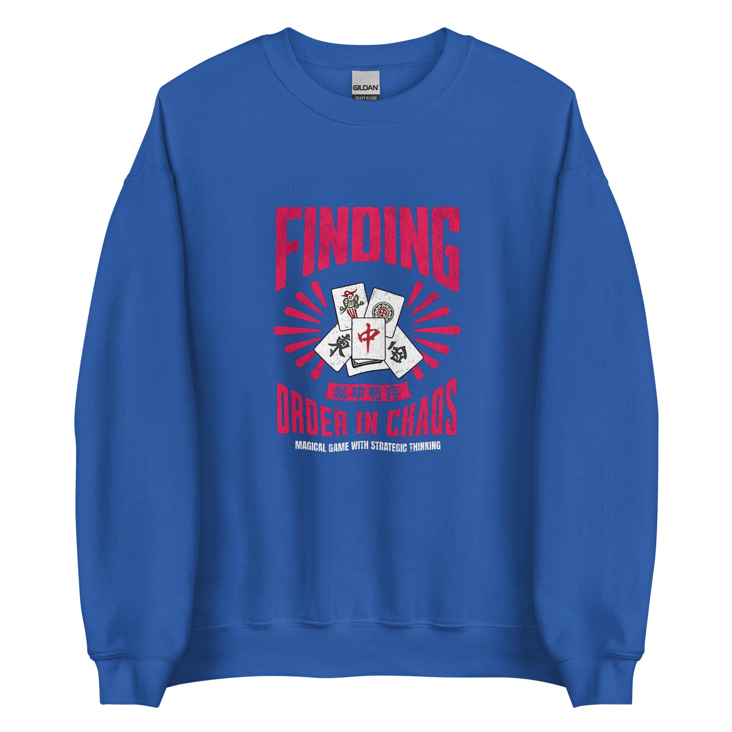 Finding order in chaos Men's crewnecks