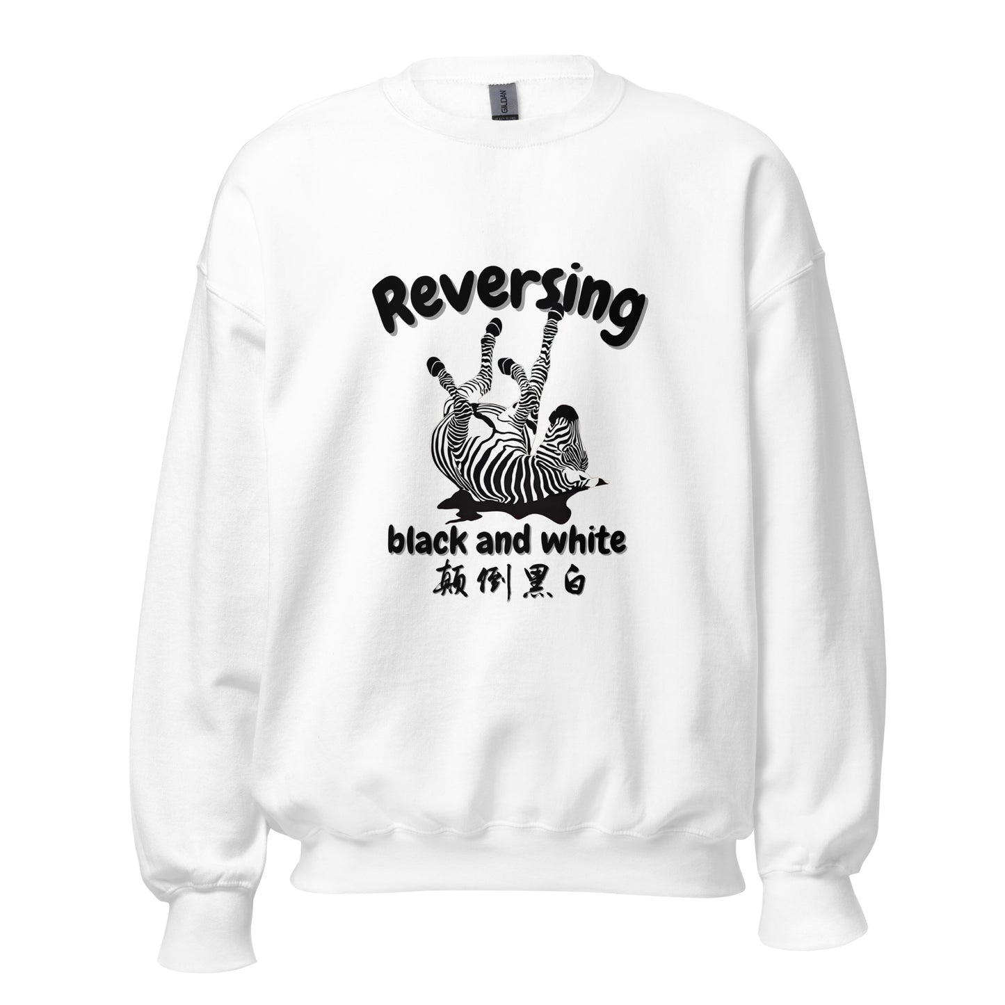 Reversing black and white Women's Crewnecks