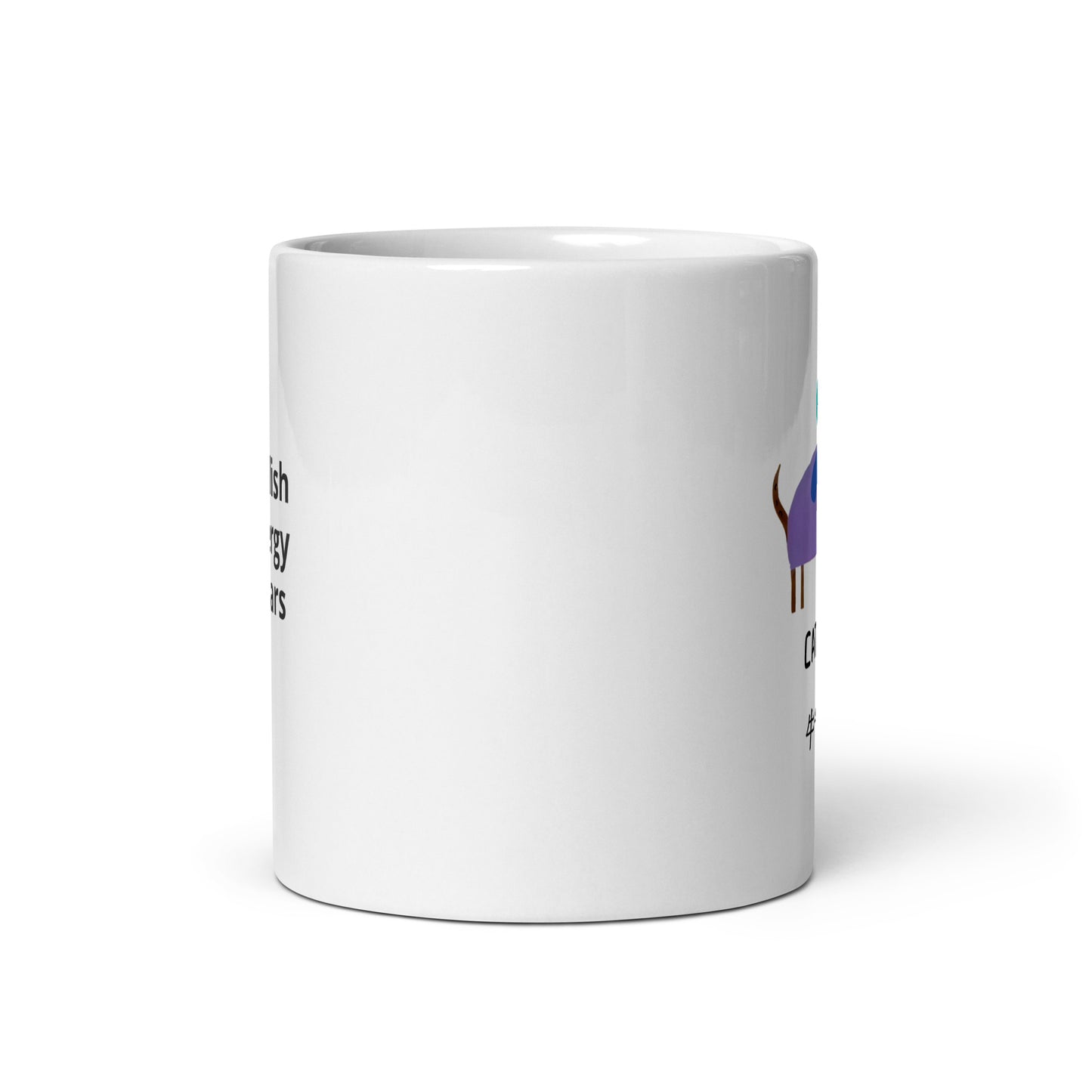 Cattle zodiac White glossy mug