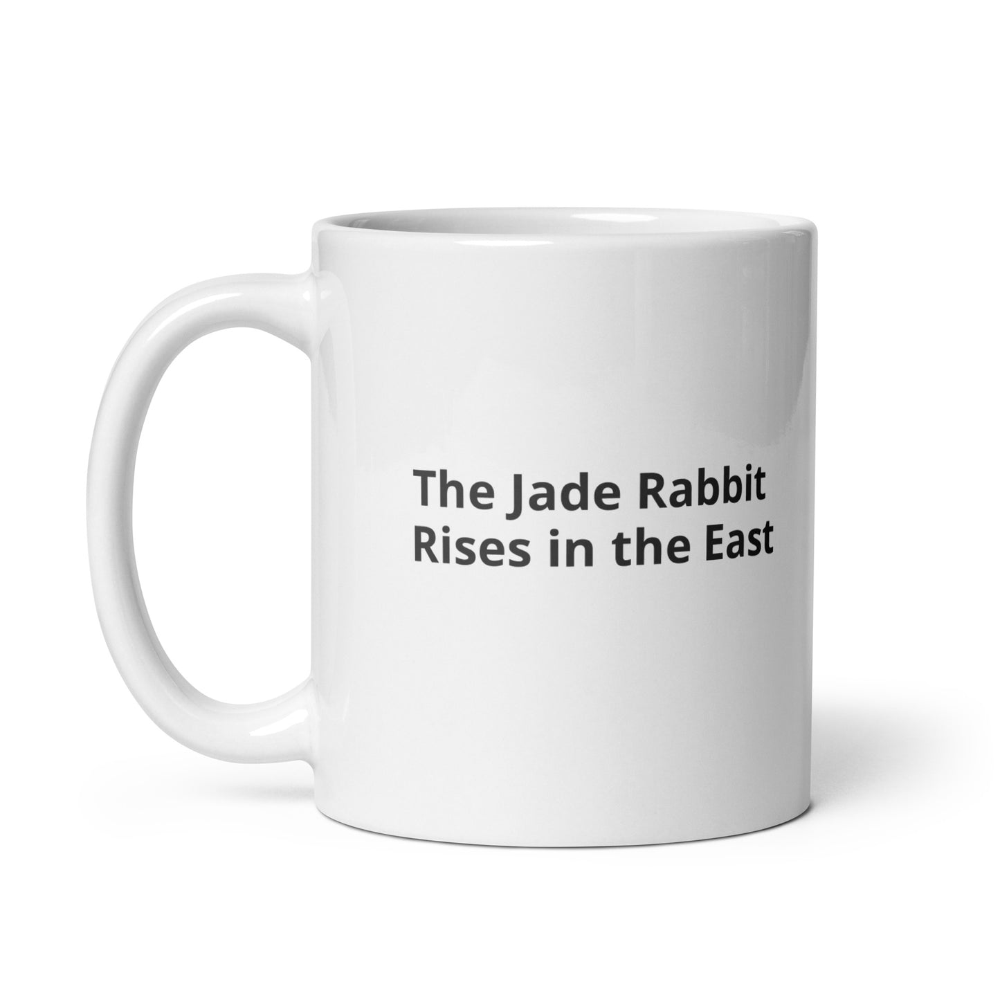 Rabbit zodiac White glossy mug