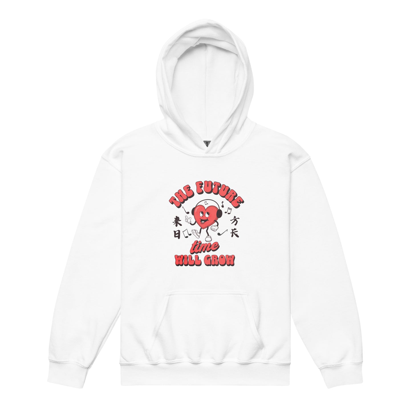 The future time will grow Kids hoodie